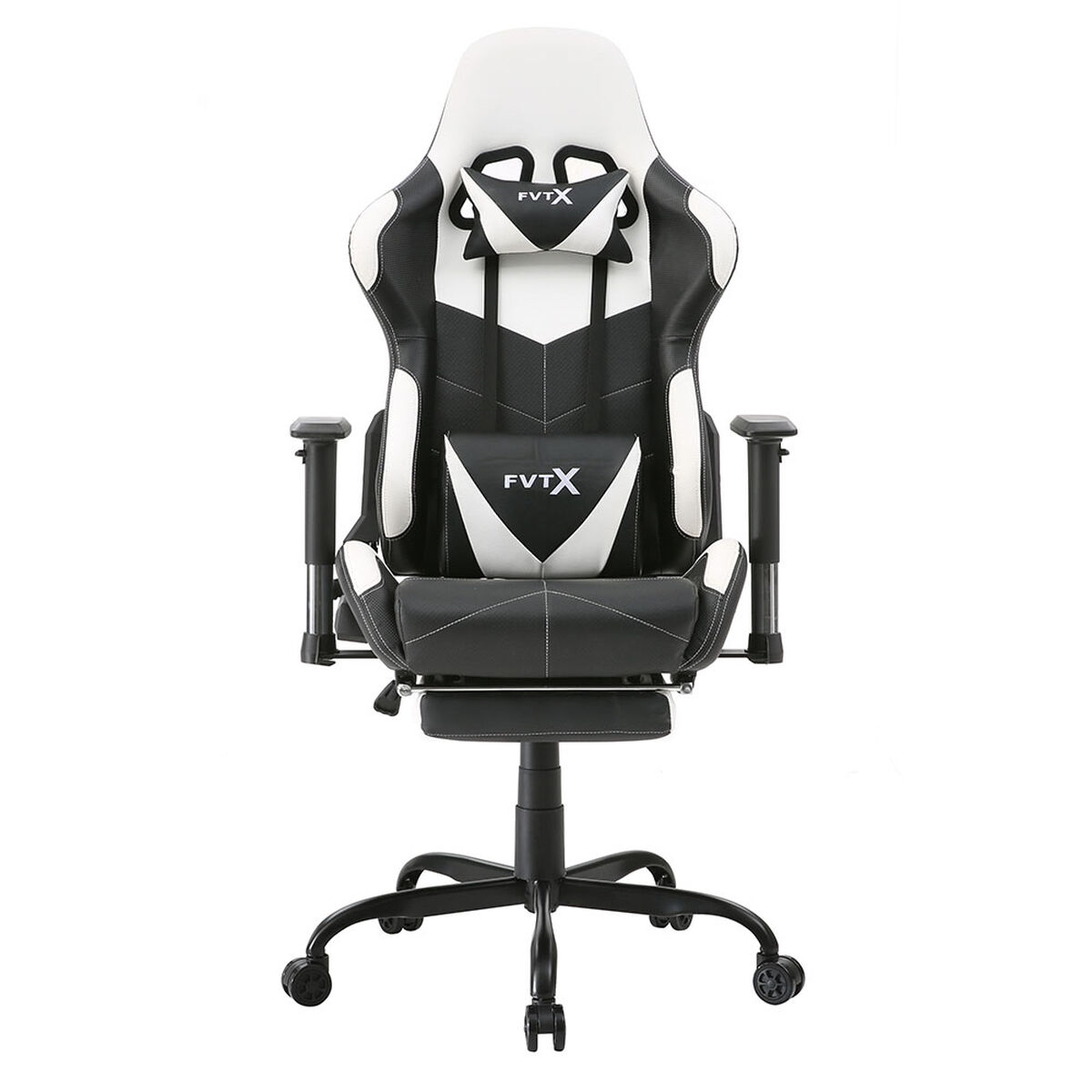 Silla Gamer Vekkahome Noelle Negro Blanco