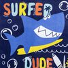 Toalla de Playa Infantil con Capucha Casanova Kids Shark 60 x 120 cm