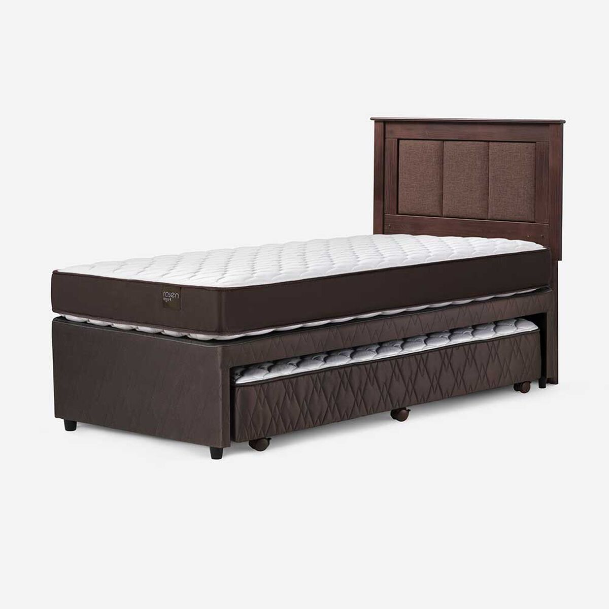 Cama Nido Rosen 1,5 Plazas Ergo T  + Respaldo
