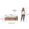 Rack TV Amuv Lisboa  Hasta 50" Blanco