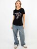 Polera Con Estampado Manga Corta Mujer Icono