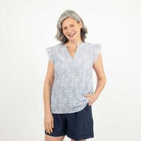 Blusa Sin Mangas Mujer Portman Club Celeste