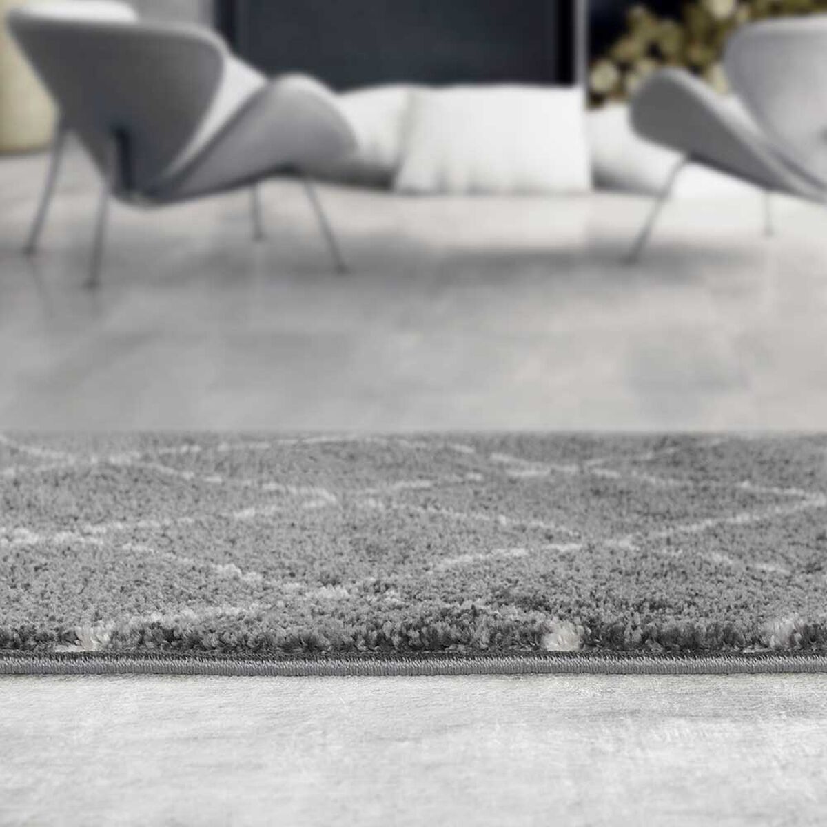 Bajada de Cama Modalfo Florida Gris 50 x 120 cm