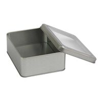 Lata Decorativa Metal Vgo 13 x 11 cm Plateado