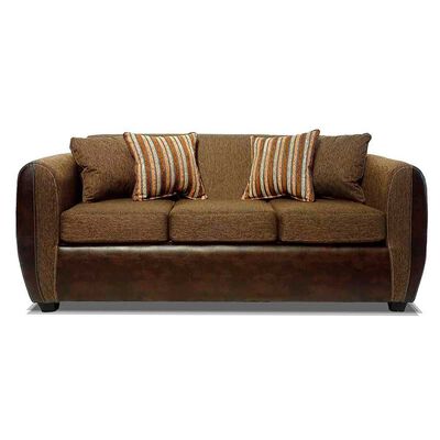 Imagen 1 del producto Sofá Elegant Detail Oklahoma 3 Cuerpos Café