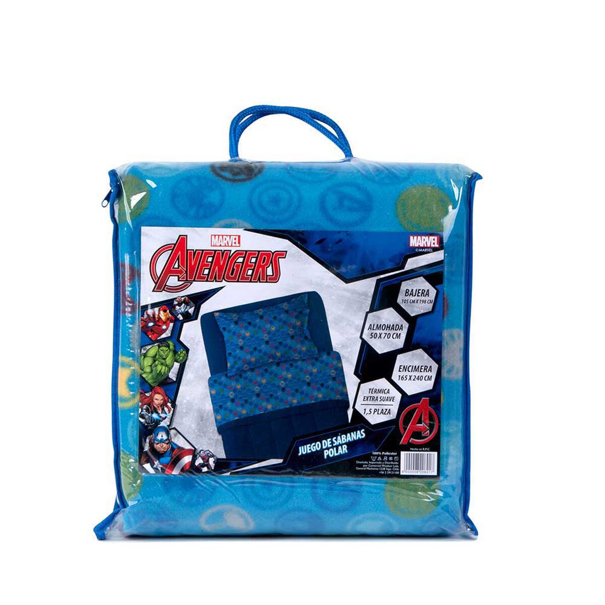 Juego de Sábanas Polar Infantil Disney 1,5 Plazas Iconos