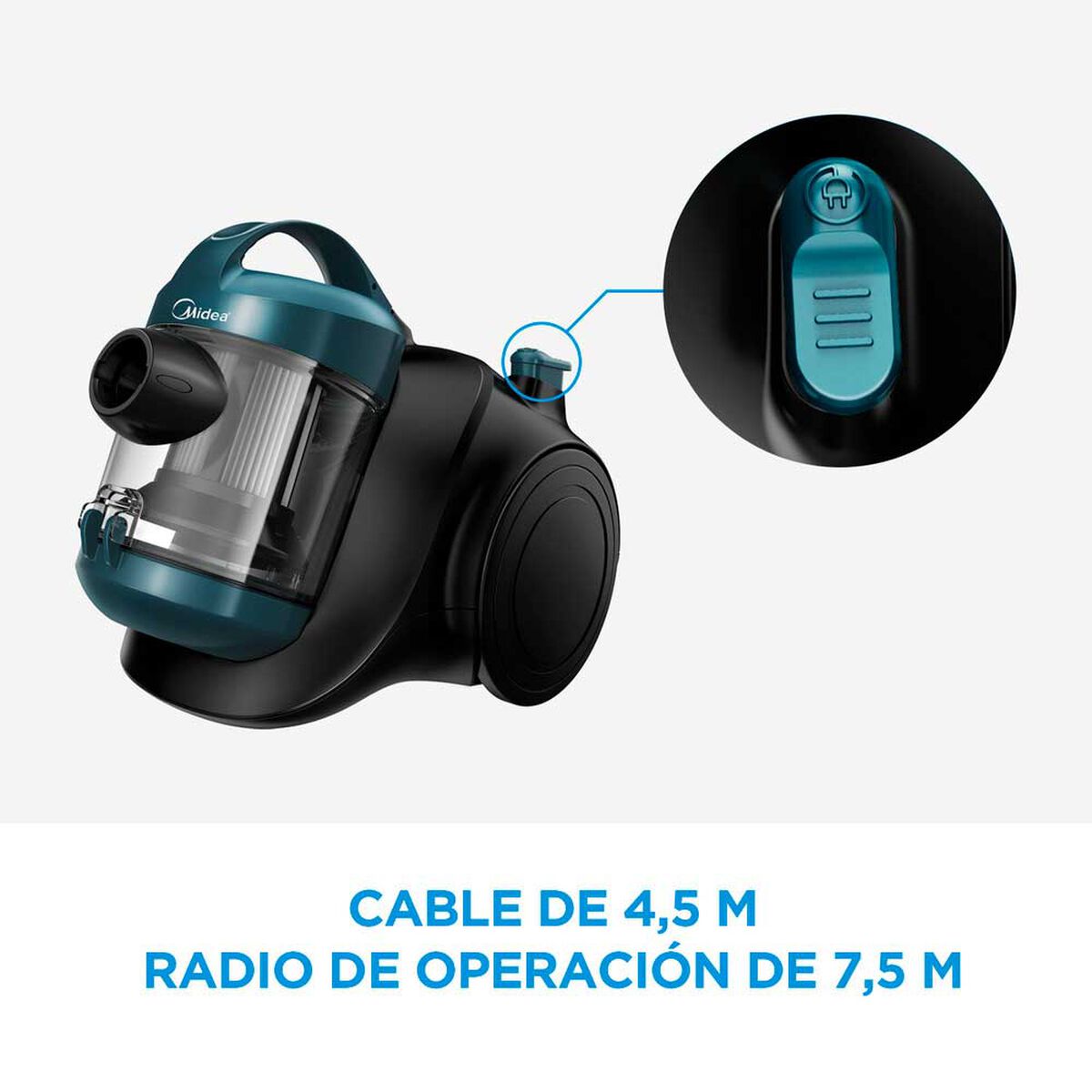 Aspiradora de Arrastre Midea 12K 1,5 lts.