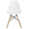 Set 4 Sillas Spazzio Badem Blanco
