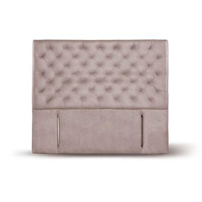 Imagen 1 del producto Respaldo Latam Home 2 Plazas Brescia Cuero Gris