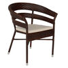 Set de Terraza Rattan PVC Spazzio Borneo 2 Sillas Café