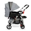 Coche Cuna Atlas Manillar Reversible Gris