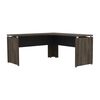 Escritorio en L TuHome Home Office Negro Soft Coñac