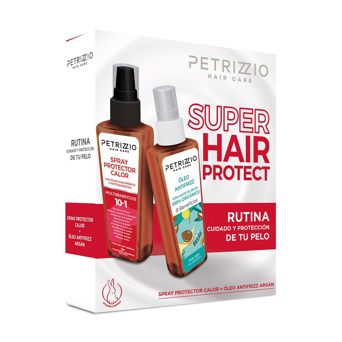 Set Super Hair Protect &Oacute;leo + Protector de Calor Petrizzio