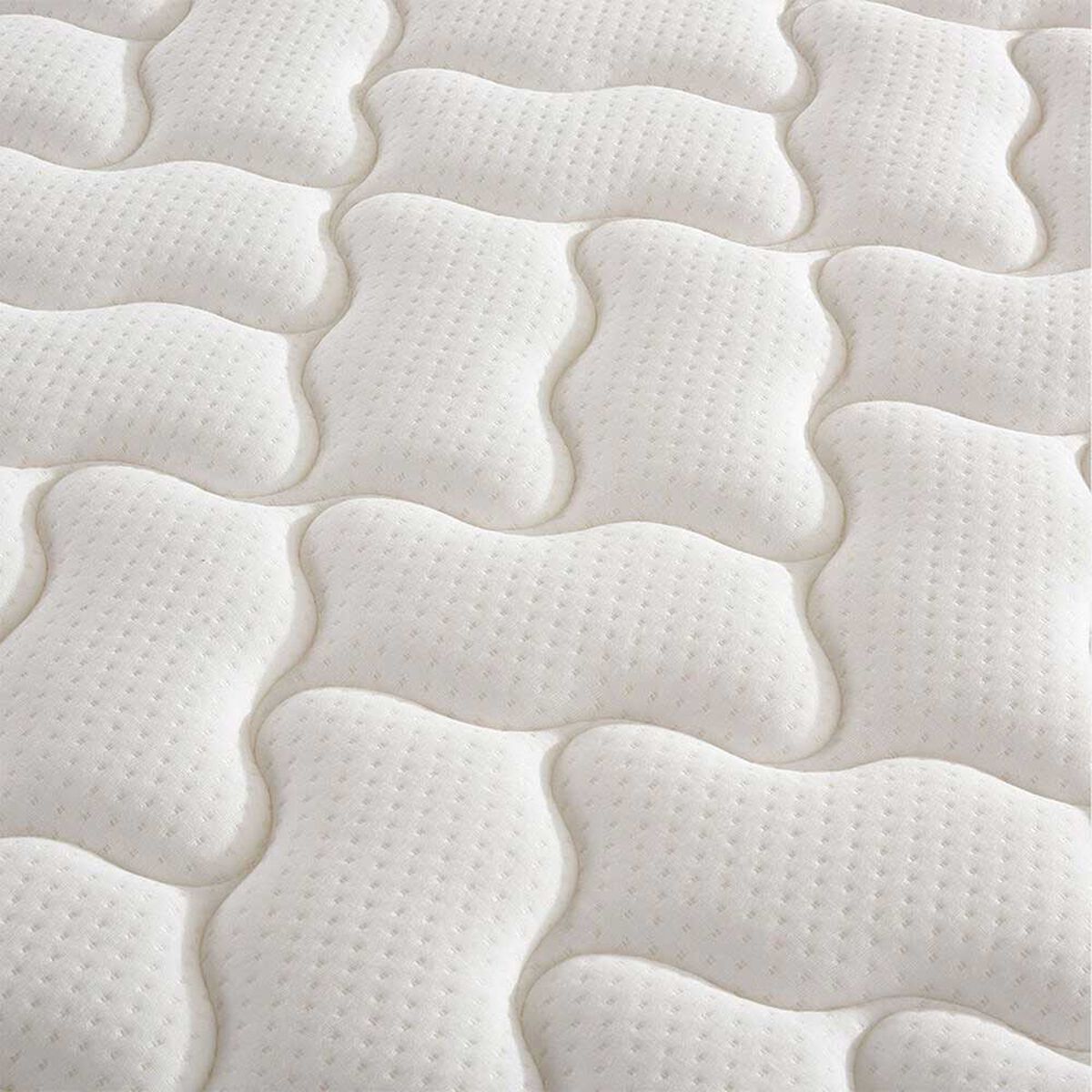 Cama Europea CIC Base Dividida King Anatomic + Respaldo + 2 Veladores Dublin