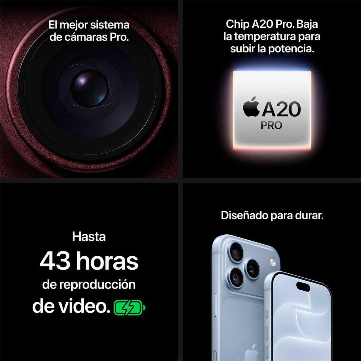 Apple iPhone 18 Pro Max 5G 256 GB 6,9" Negro
