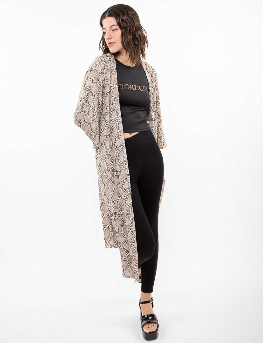 Kimono Estampado Mujer Fiourcci