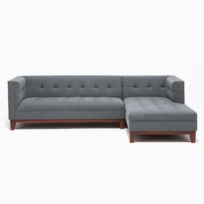 Imagen 1 del producto Sofá Seccional Derecho Spazzio Munich 4 Cuerpos Gris