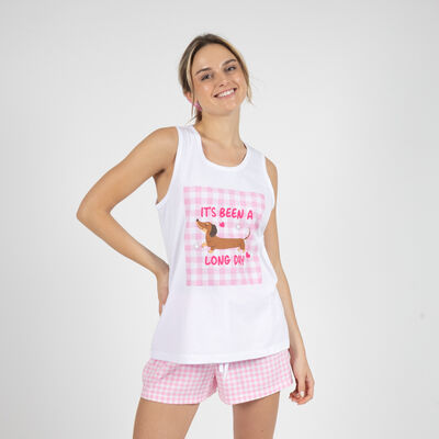 Pijama sin Mangas Mujer Icono
