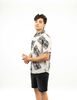 Camisa Estampada Manga Corta Hombre Icono