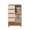 Cómoda Altavision Fit 4 Cajones Café Off White