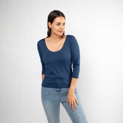 Polera Manga 3/4 Mujer Zibel