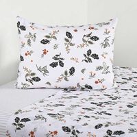 Juego de Sábanas Elements & Co 200 Hilos 1,5 Plazas Bird Blanco