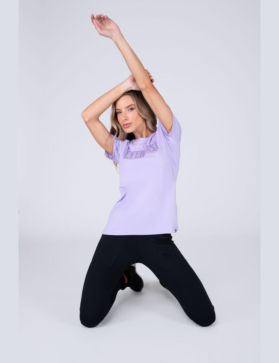 Polera Manga Corta Casual Sport Mujer Everlast