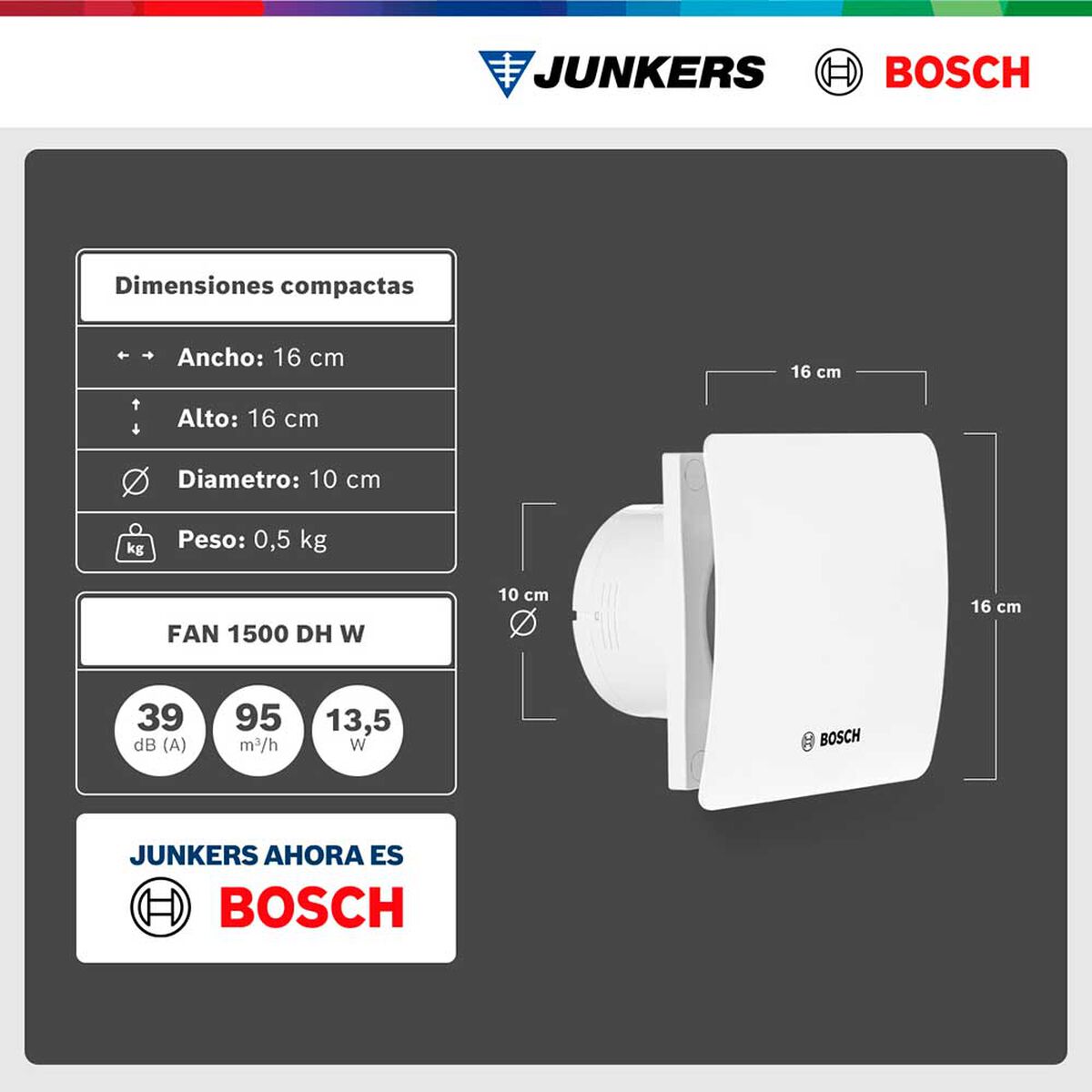 Extractor Aire Bosch  Fan 1500 DH W