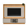 Home TV Di Poretti Design Guararapes Hasta 75" Caf&eacute; Claro