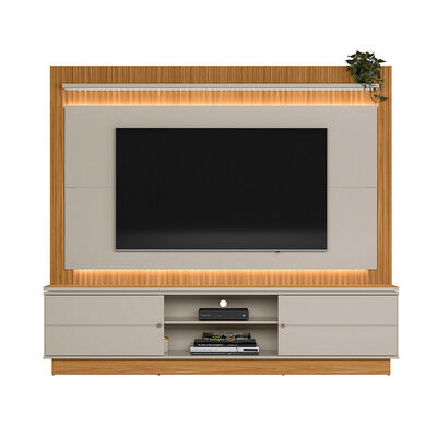Home TV Di Poretti Design Guararapes Hasta 75" Caf&eacute; Claro