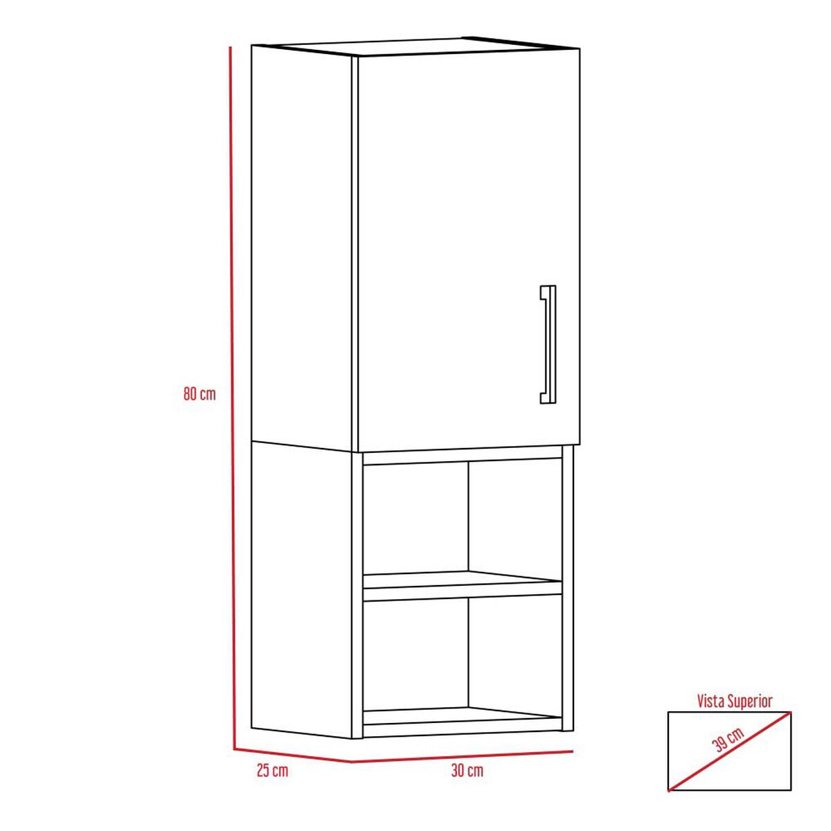 Combo Botiqu&iacute;n + Mueble Lavamanos + Mueble Optimizador TuHome My Bath Miel Wengue