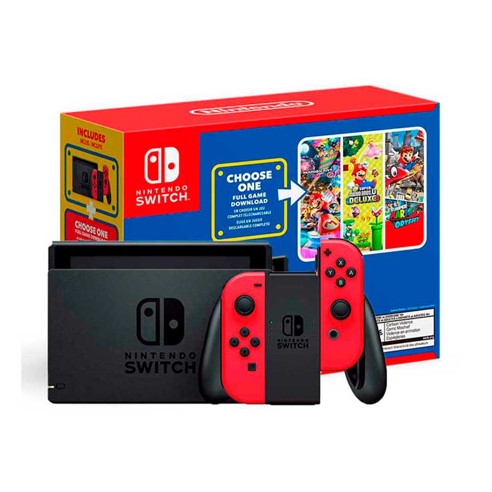Consola Nintendo Switch Mario Choose One Bundle | Abc