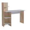 Escritorio Silcosil Biblioteca Blanco Madera