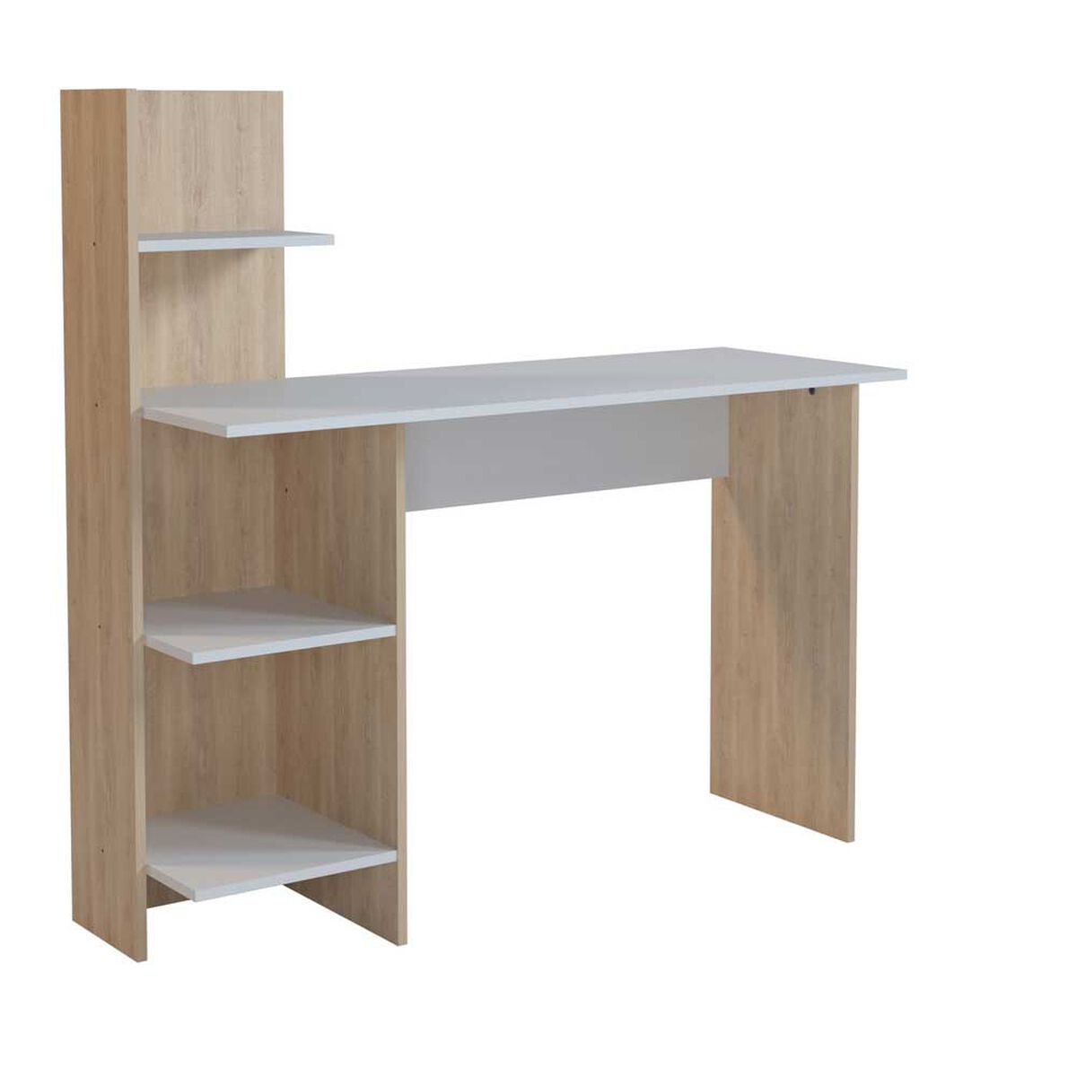 Escritorio Silcosil Biblioteca Blanco Madera