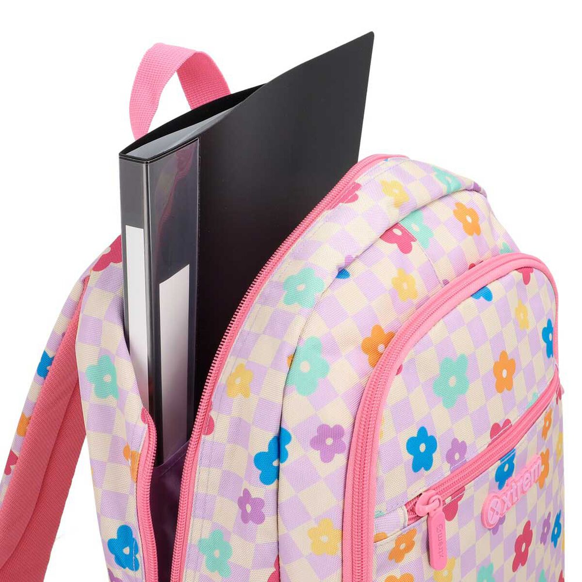 Mochila Xtrem Logan 6XT Flores Rosado