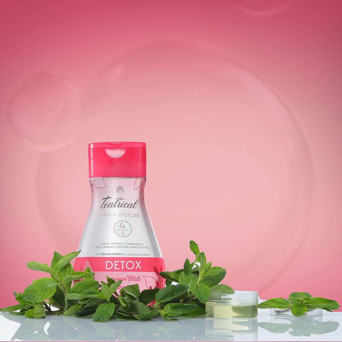 Teatrical Agua Micelar Té verde Detox 600 ml