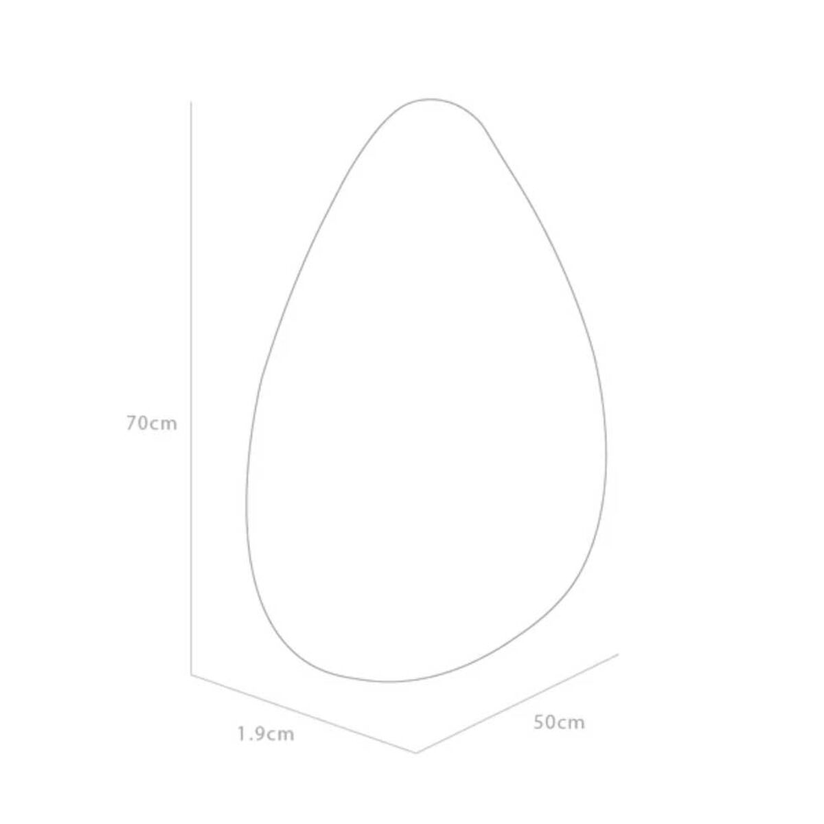 Espejo Tuhome Sakura  70 x 50 cm&nbsp;Diseno Gota Irregular