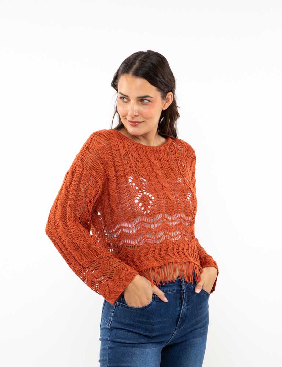 Sweater Crop Mujer Alma