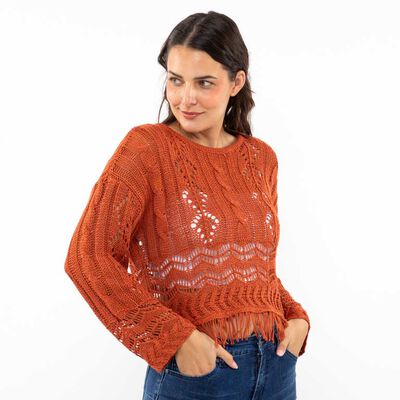 Sweater Crop Mujer Alma