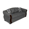 Juego de Living Elegant Detail Bartolucci Sofá 3 Cuerpos + Dos Sillones 1 Cuerpo Rojo