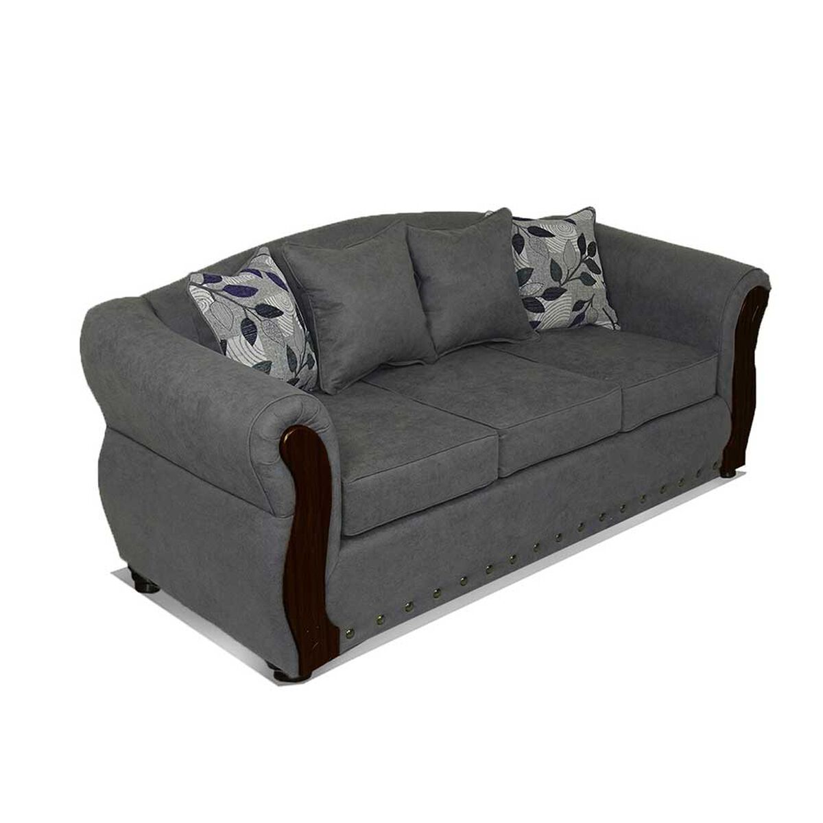 Juego de Living Elegant Detail Bartolucci Sofá 3 Cuerpos + Dos Sillones 1 Cuerpo Rojo