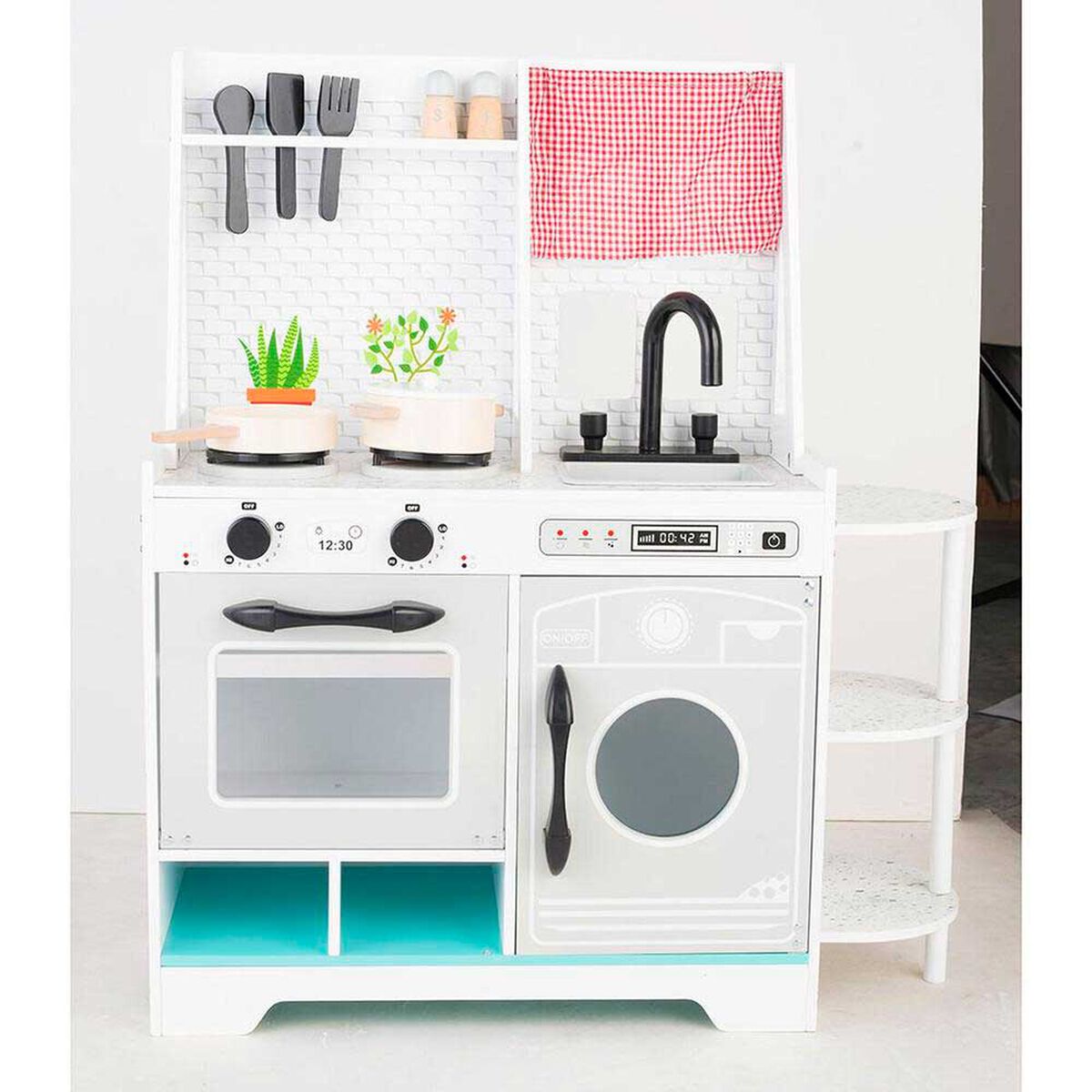 Cocina De Madera Gamepower Gris/Calipso con Accesorios