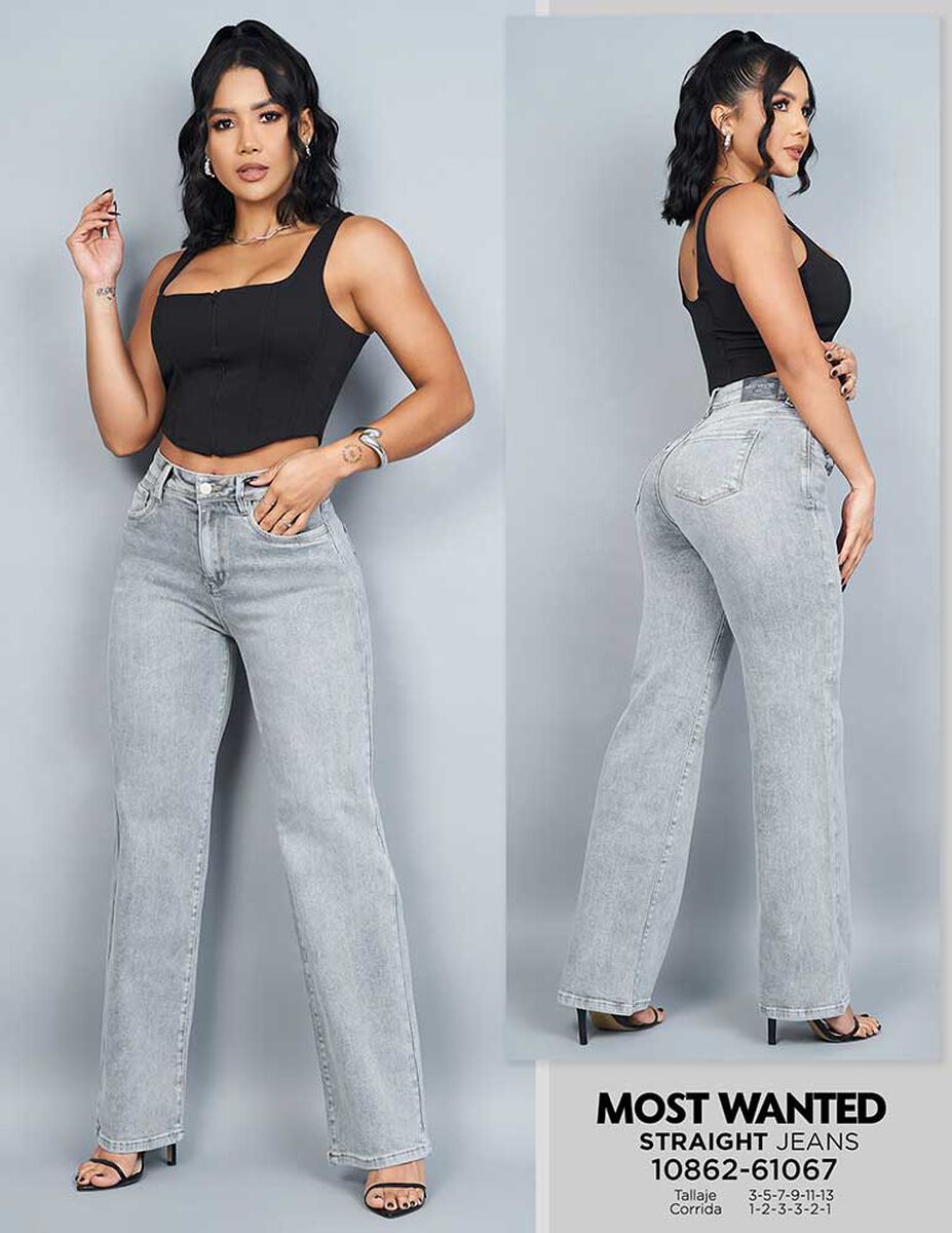 Jeans Straight Mujer Most Wanted