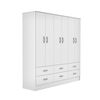 Clóset CIC Maipo Blanco 6 Puertas 6 Cajones