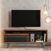 Rack TV Home Mobili Spot Hasta 60" Café Negro
