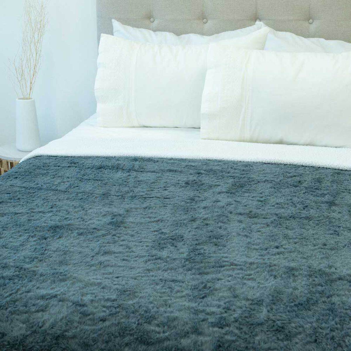 Frazada Doral 2 Plazas Plush Sherpa D2