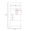 Biblioteca TuHome Cubik 2 Wengue/Duna
