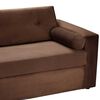 Sofá Bodevir Vivo Felpa 30 3 Cuerpos Chocolate 