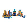 Juego Bloques Magn&eacute;ticos 114Pcs Mineblocks Ciudad Band&uacute;