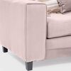 Sofá Seccional Derecho Living Factory Milan 3 Cuerpos Beige